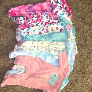 Set of 7 sleepers sizes (0-3m)